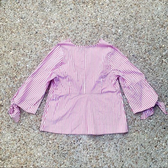 NWT J. Crew Universal Standard Striped Poplin Top - Picture 10 of 10